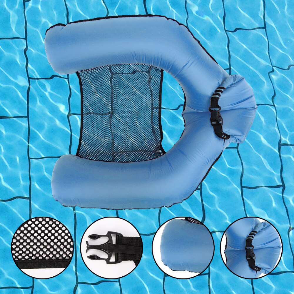 Water Hangmat Fauteuil Opblaasbare Drijvende Zwemmen Matras Zee Zwemmen Ring Zwembad Party Speelgoed Lounge Bed Voor Zomer Zwembad