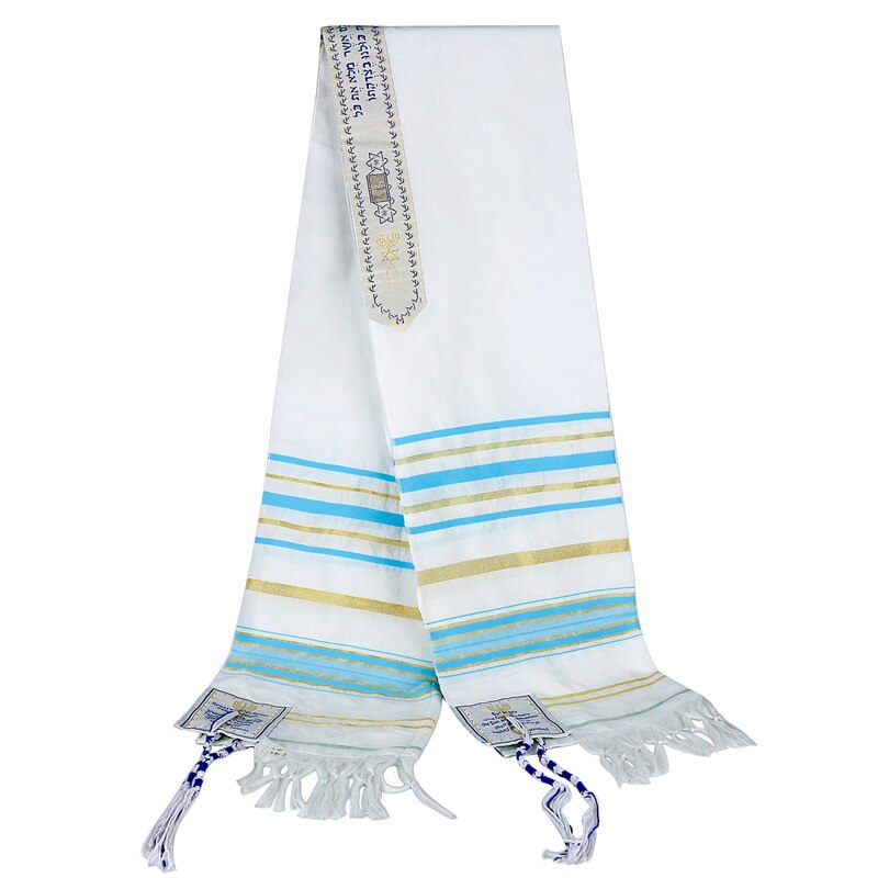 5 Colors Messianic Jewish Israel Tallit Prayer Shawl Scarfs with Talis Bag for Men Women 180*50cm