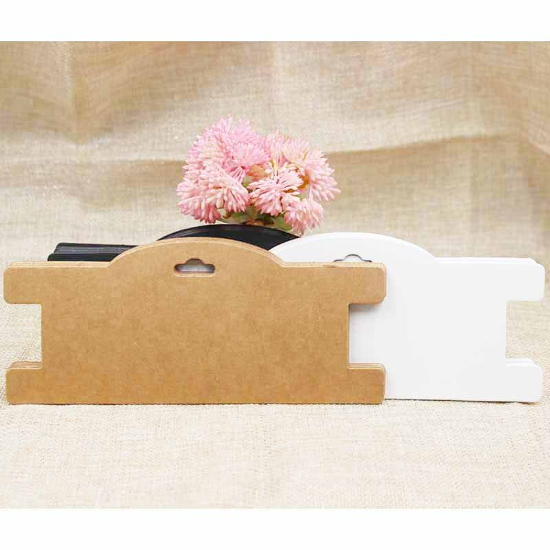 ZerongE jewelry DIY kraft/white/black DIY Chocker Necklace Card 3x7&#39;&#39; headband accessories packing display card 50pcs per lot