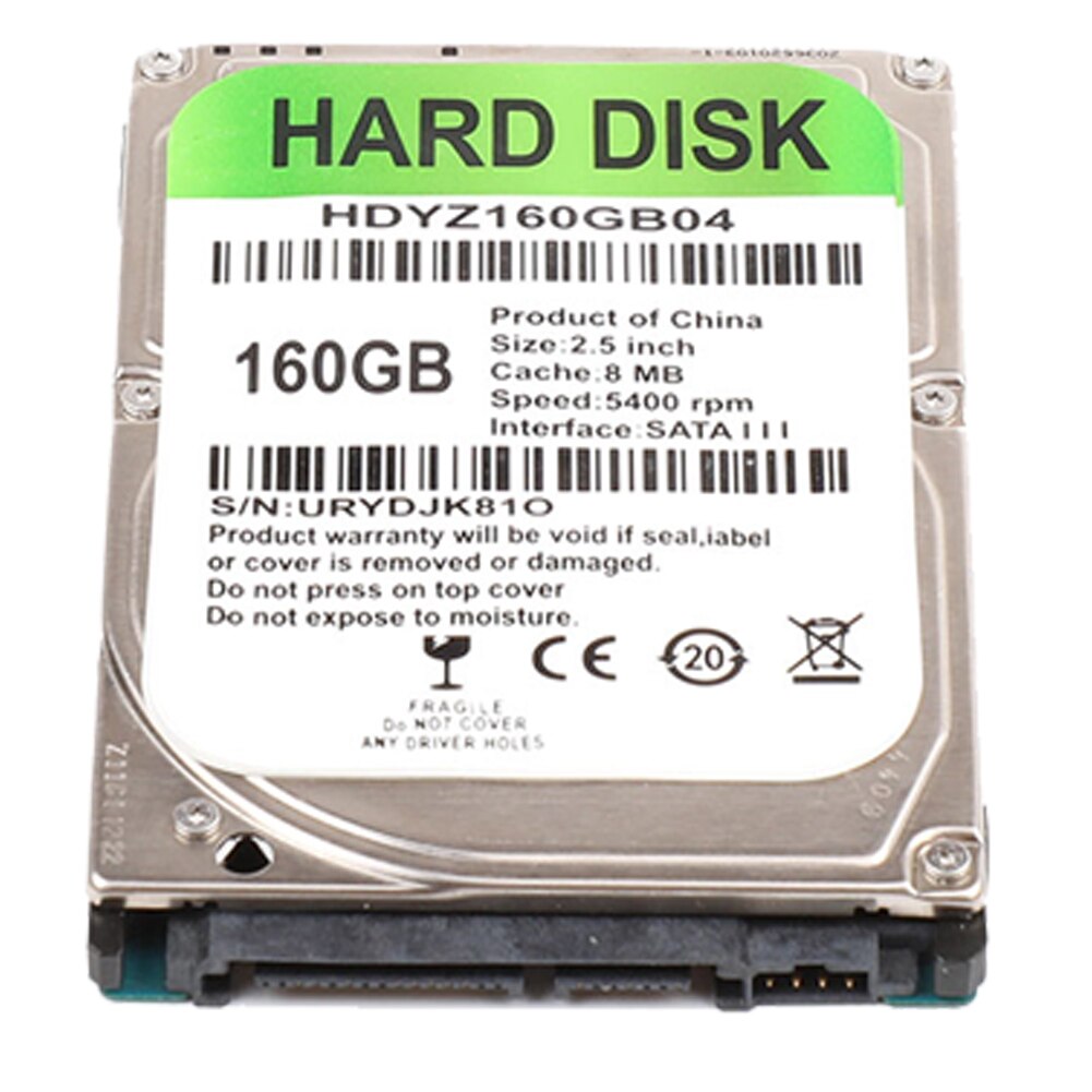 2.5 inch SATA III PC Hard Drive 320GB 500GB 80GB 120GB 160GB 250GB Internal HDD for Household Computer Accessories