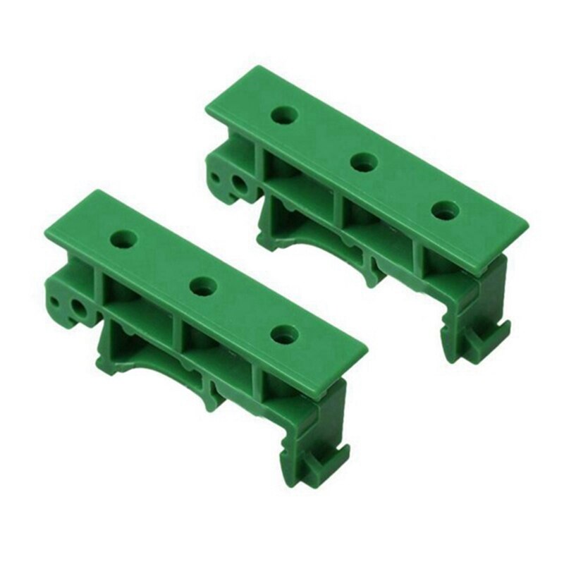 20Pcs DRG-01 PCB For DIN 35 Rail Mount Mounting Support Adapter Circuit Board Bracket Holder Carrier Clips Connectors