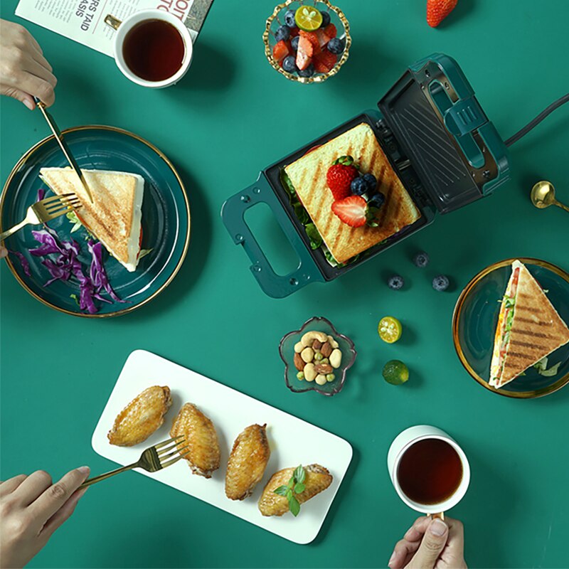 Wafel 3 In1 Timing Non-stick Retail Afneembare Multifunctionele Sandwich Maker WZ662