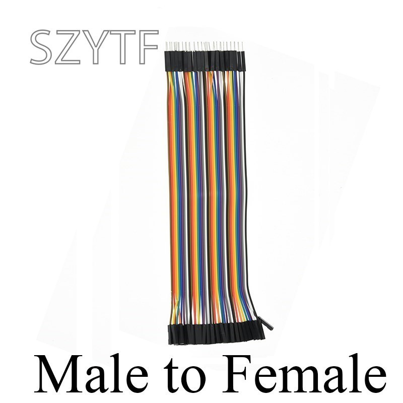 Dupont Line 10/20/30/40CM 40Pin Male to Male + Male to Female and Female to Female Jumper Wire Dupont Cable for Arduino DIY KIT: Green Jade / 20cm