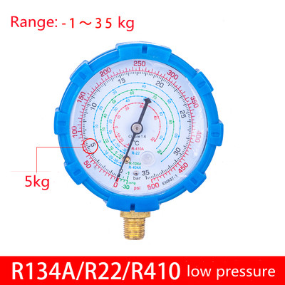 Klimaanlage Fluorometer Schnee Kopf von Druck Meter Kältemittel Klimaanlage Wartung Werkzeuge Ausrügestochen r410 r22 r134: verrotten