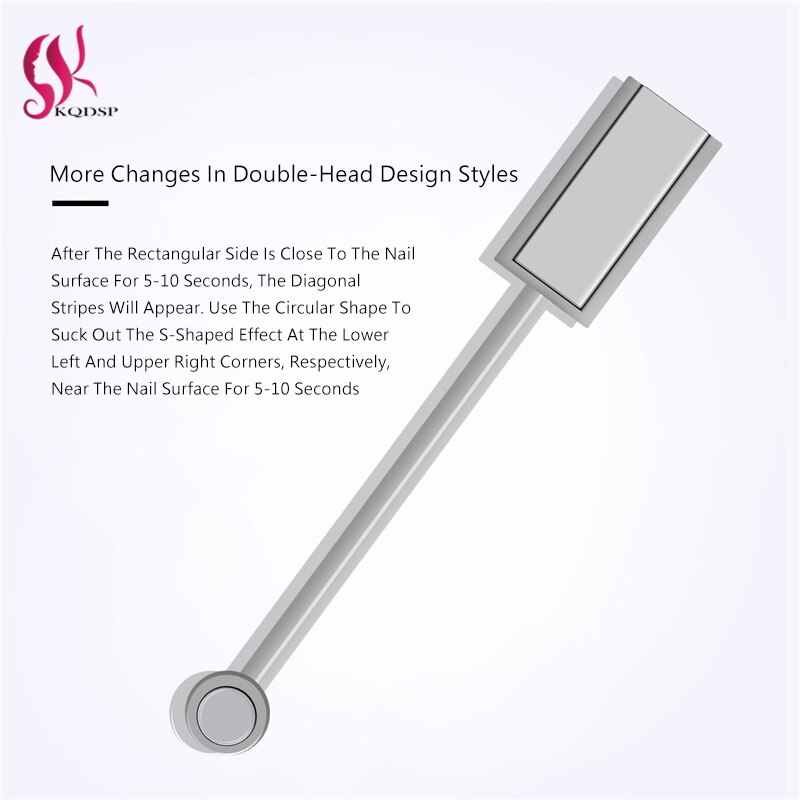 gwóźdź Sztuka dwugłowy potężny magnetyczny kij 5D Kot oczy efekt silny magnes deska malowanie żel polski DIY wielofunkcyjne narzędzia