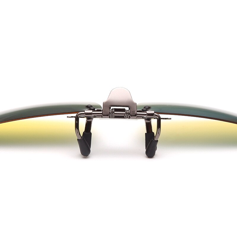Gafas polarizadas de tipo Clip para hombre y mujer, gafas de sol para conducir de día y noche, gafas de sol para conducir de visión nocturna