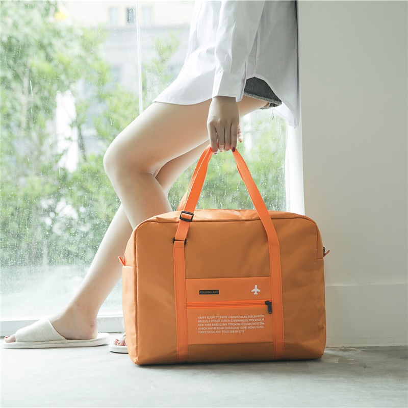 Travel storage bag large capacity portable business travel bag folding clothes finishing travel trolley luggage bag