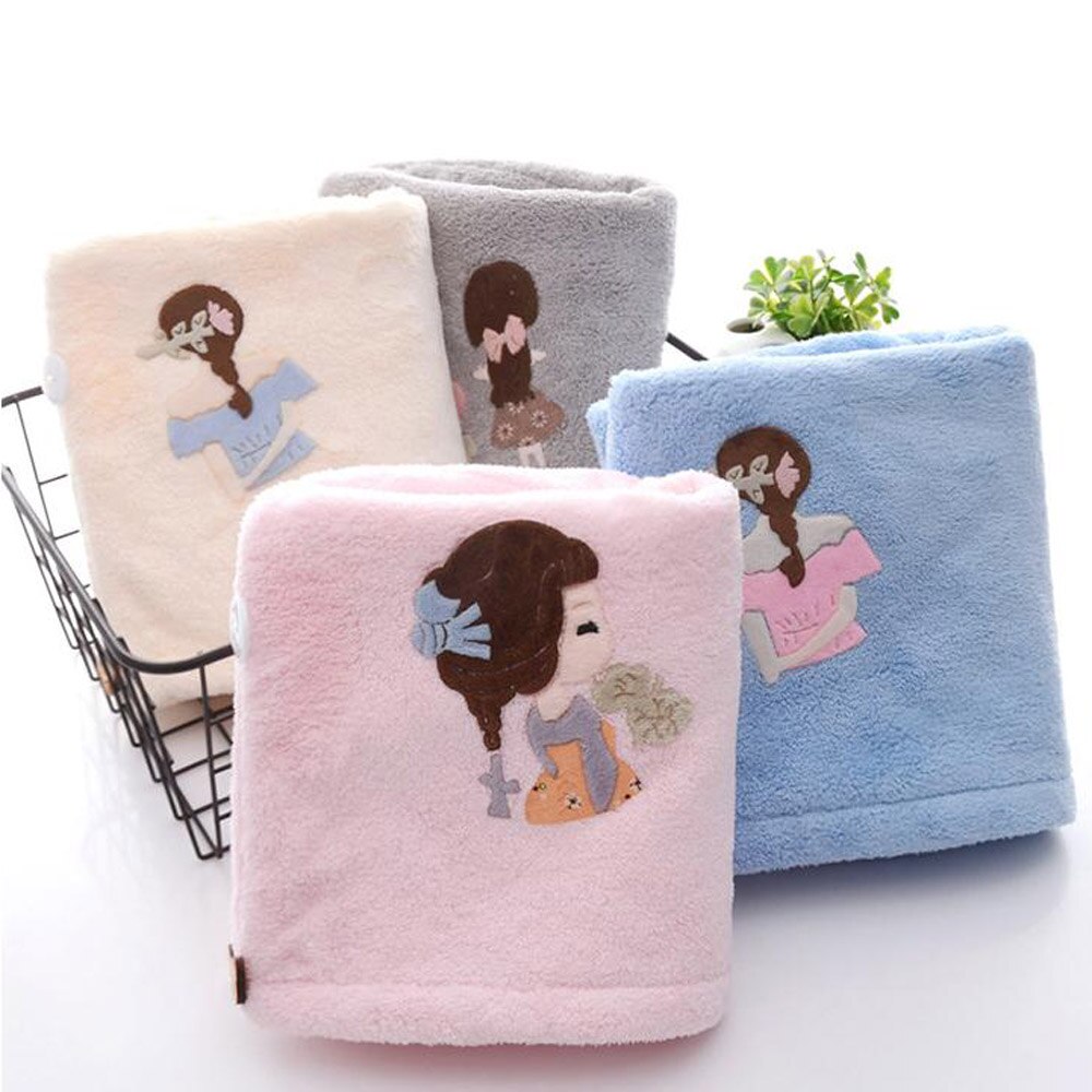 1pcs Women Magic Hair Drying Towel Hat Microfibre Quick Dry Turban For Bath Shower Pool Female Soild Color Soft Dry Hair Hats
