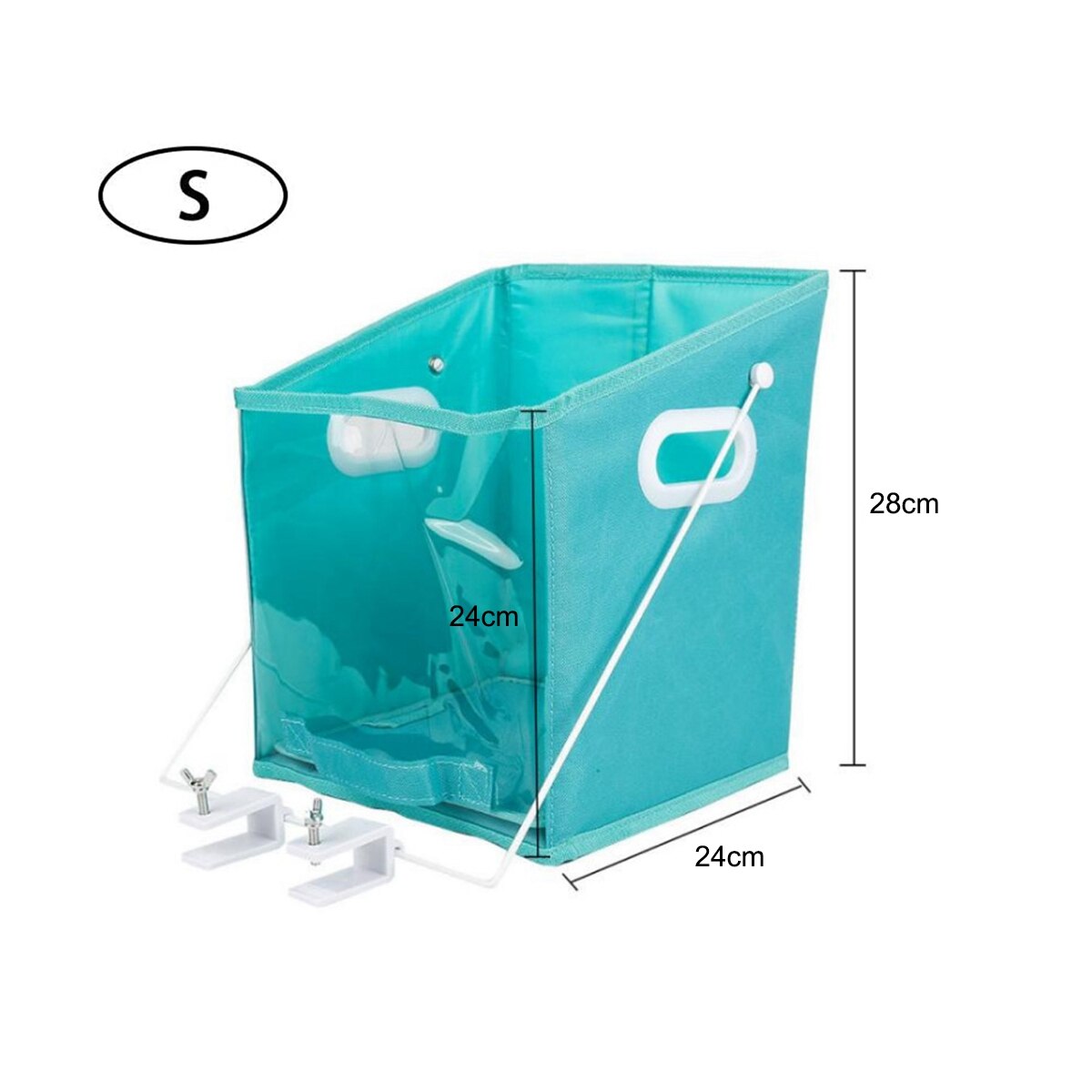 Cabinet Foldable Laundry Basket Organizer For Dirty Clothes Laundry Hamper Large Capacity Storage Organizer: S
