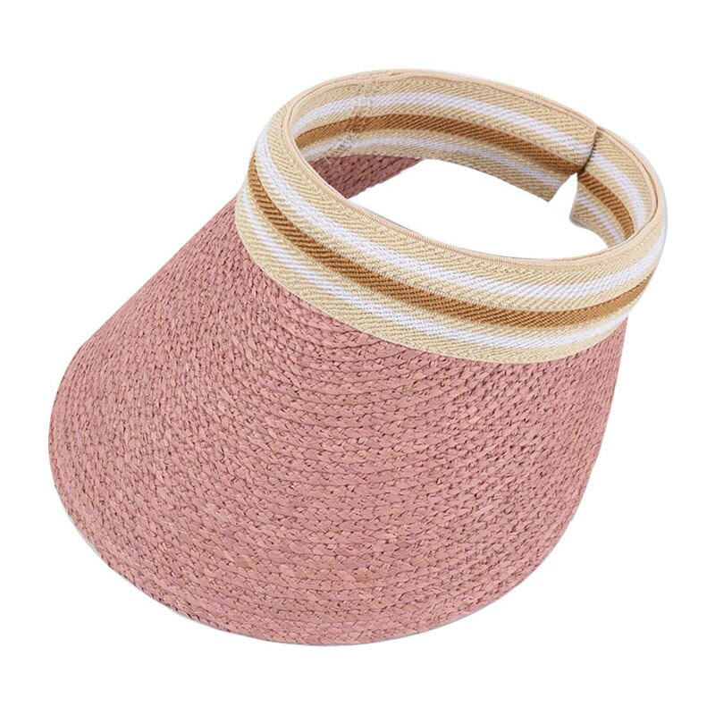 USPOP colorful raffia sun hats women natural straw hats beach hat sun visor cap shade