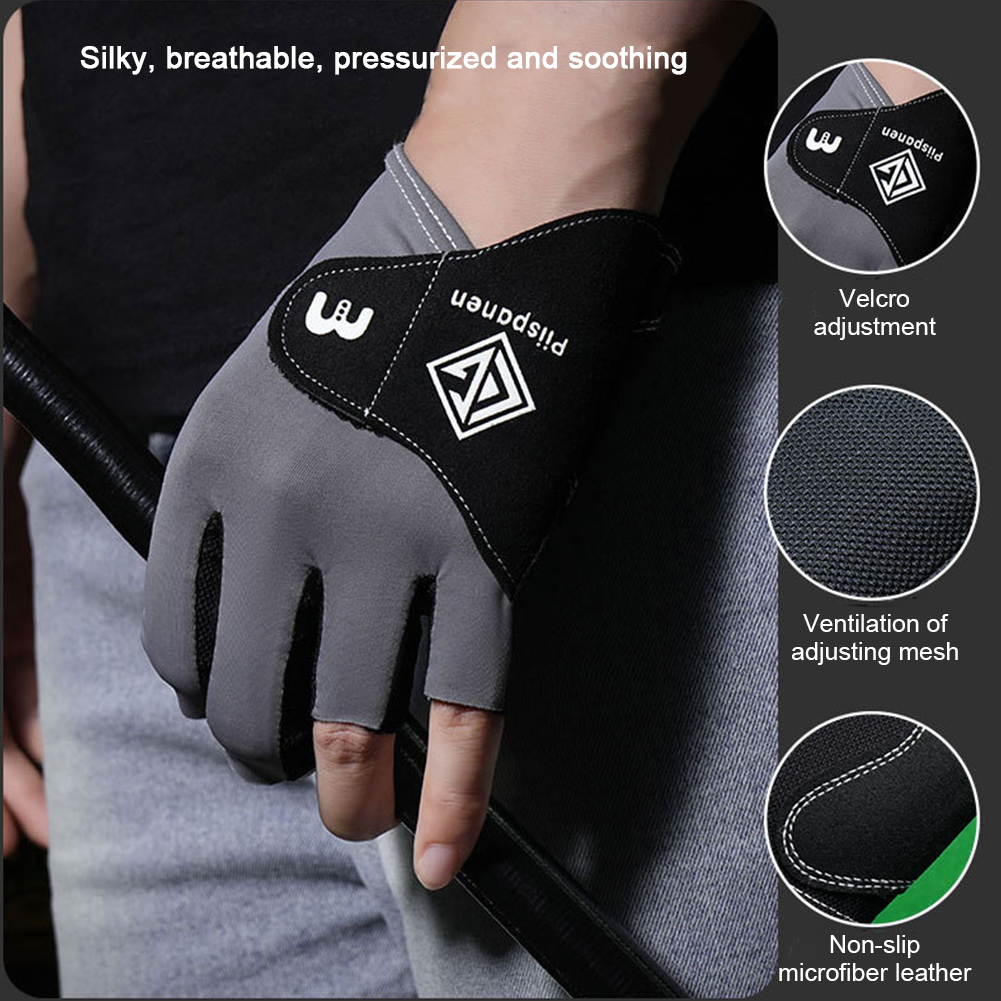 1Pcs Billiard Glove Open 3 Fingers Sports Gloves Billiard Left Hands Anti-Slip Breathable Perspire Women Men Unisex