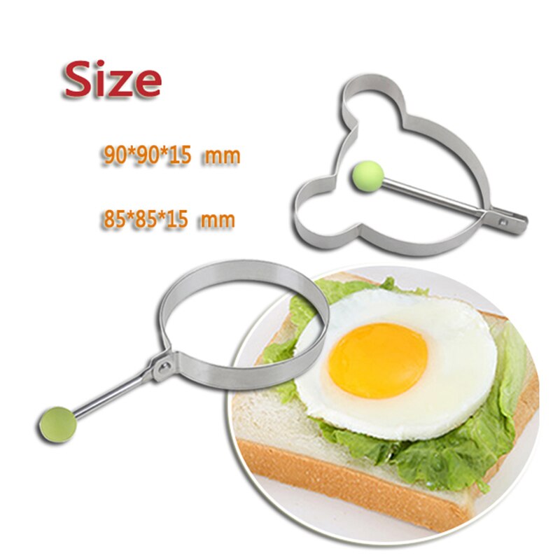 5 Stks/set Ei Gereedschap Pancake Mold, liefde Bloem Ster Vorm Voor Eieren Mold Voor Gebakken Pannenkoeken Omelet Koekenpan Bakken Schotel