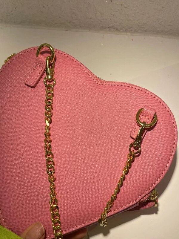 (Voorverkoop) 2022 Liefde Zak Keten Een Schouder Crossbody Perzik Hart Zak