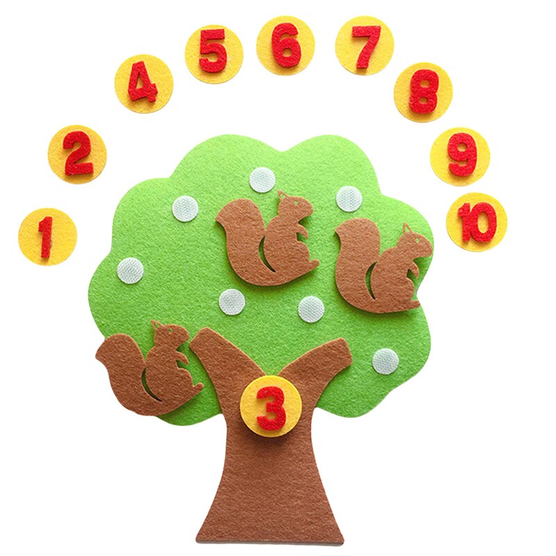 Montessori Mathematische Spiel Farbe Sortierung Caterpillar Vorschul Kindergarten Lehrmittel Bildungs Frühe Lernen spielzeug: Squirrel 5