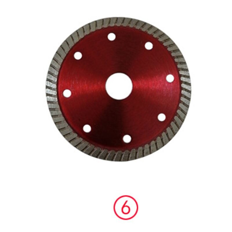 1pc ultradunne diamant keramische zaagbladen porselein droogslijpschijf willekeurige kleur: 6