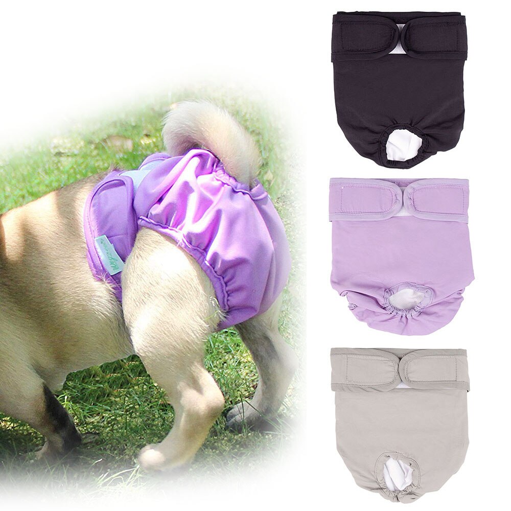 Kobiece majtki dla psów spodnie wielokrotnego użytku zmywalne pieluchy dla psów wysoce chłonne bez wycieków kobiece pieluchy Pampers Pet Girl Dogs bielizna