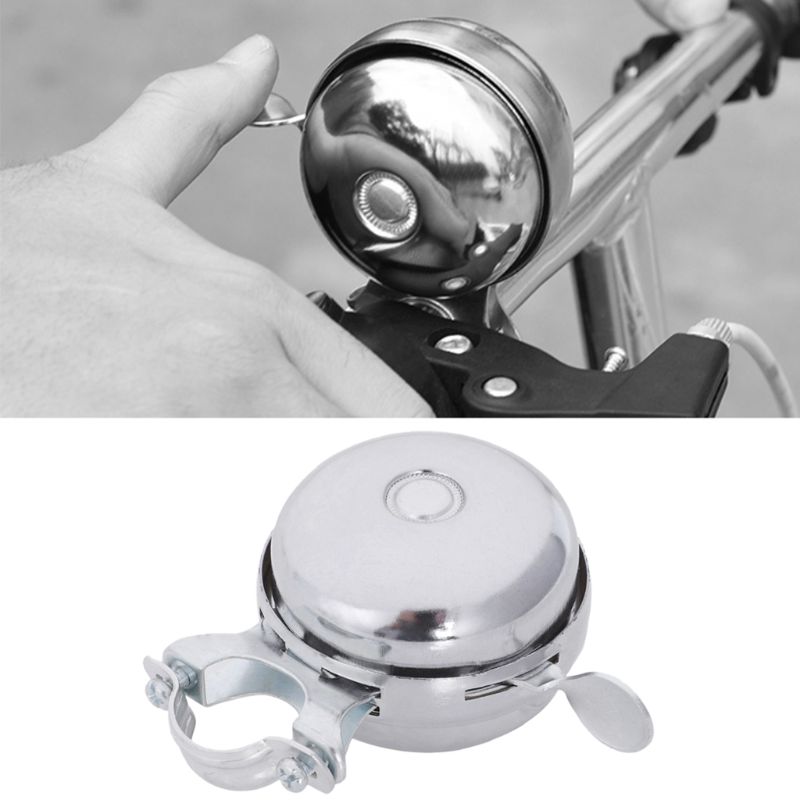 Dubbelzijdige Metalen Fietsbel Vintage Fietsstuur Safety Alarm Mtb Fietsen Retro Hoorn Fiets Accessoires