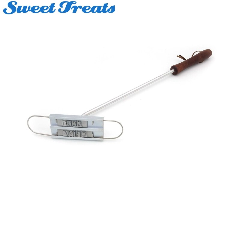 Sweettreats Barbecue ID Branding Iron Tools With Changeable 55 Letters BBQ Personality Steak Meat Branding Iron