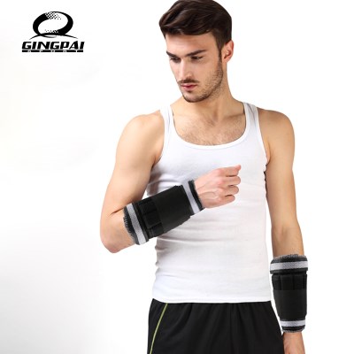 Verstelbare Enkel/Pols Gewicht Brace Strap Verdikking Been Krachttraining Shock Guard Gym Fitness Gear 1-6 kg Alleen Strap