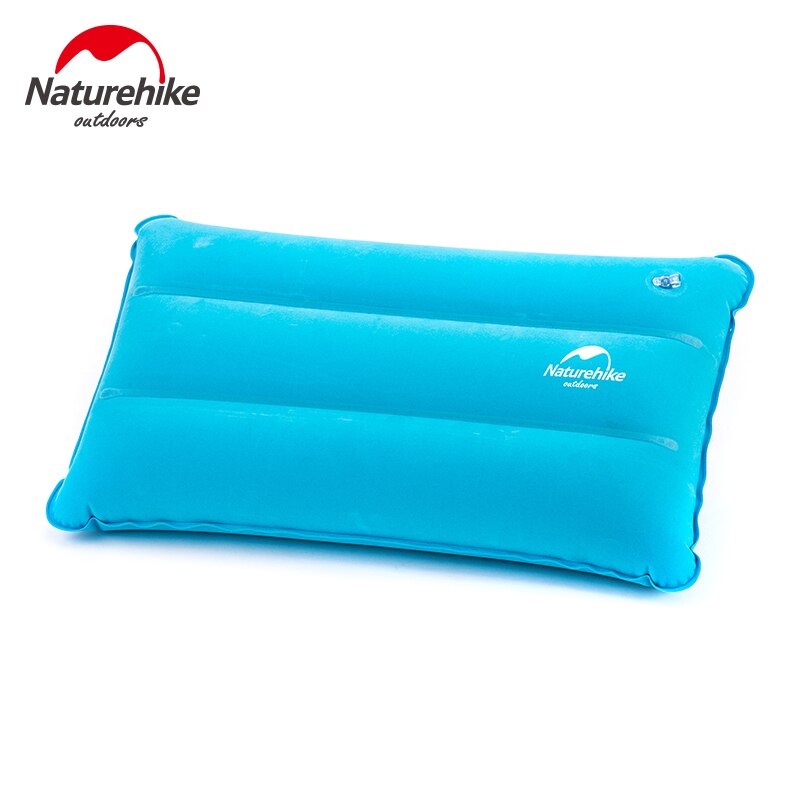 Naturehike Fashion cuscini gonfiati cuscino pieghevole antiscivolo compresso tessuto scamosciato uso per viaggi all'aperto
