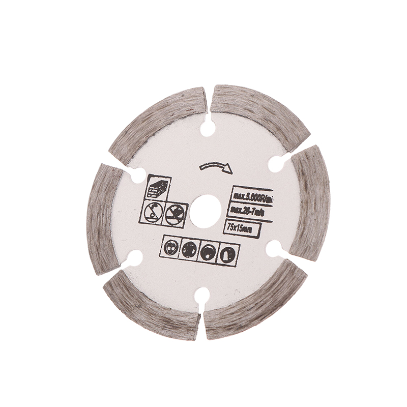 3 "Stein Trennscheibe Mini Sägeblatt 75mm Diamant Trennblatt Keramik Beton Marmor Schneiden Für Winkelschleifer