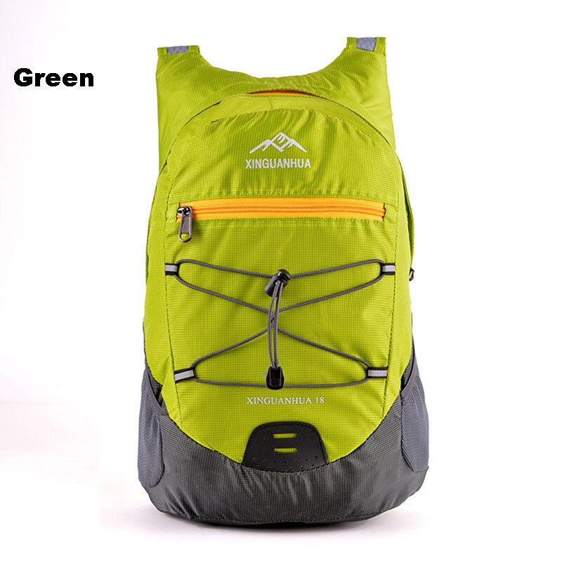 Ultralight Foldable Backpack Portable Backpacks for Teenage Girls Boys Waterproof Nylon Outdoors Hiking Skin Bags Rucksack X665A: green