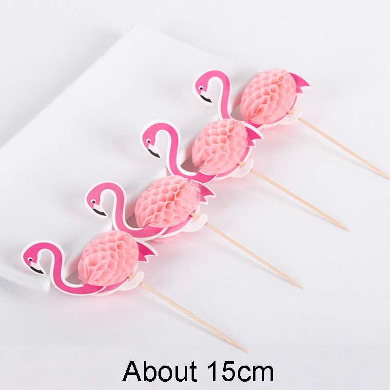 50PCS Cocktail Umbrella Sticks Decorative Toothpicks Fruit Cupcake Dessert Buffet Cocktail Parasols Drinks Picks Party Tableware: 50 PCS Flamingo