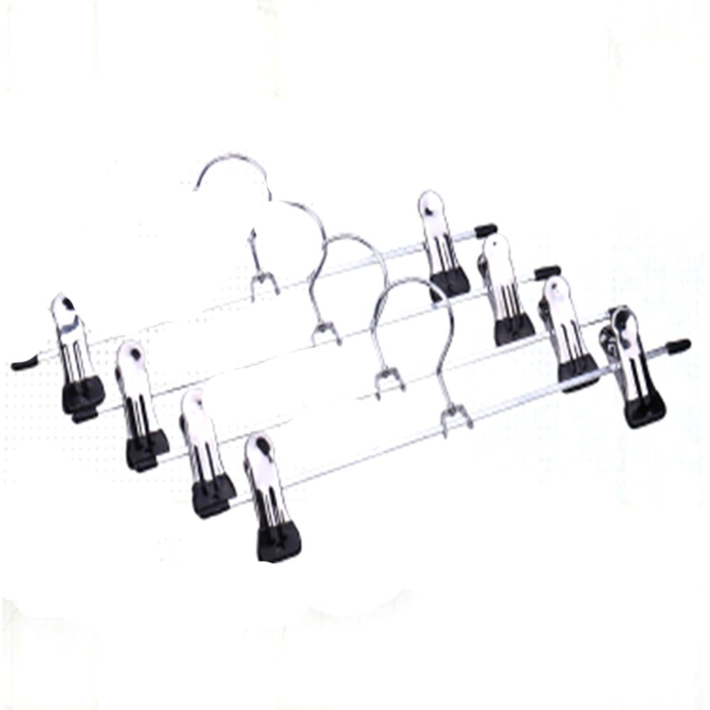 20 stk clips bøjler bukse nederdel frakke bukser bulk rustfrit stål tøj coathangers