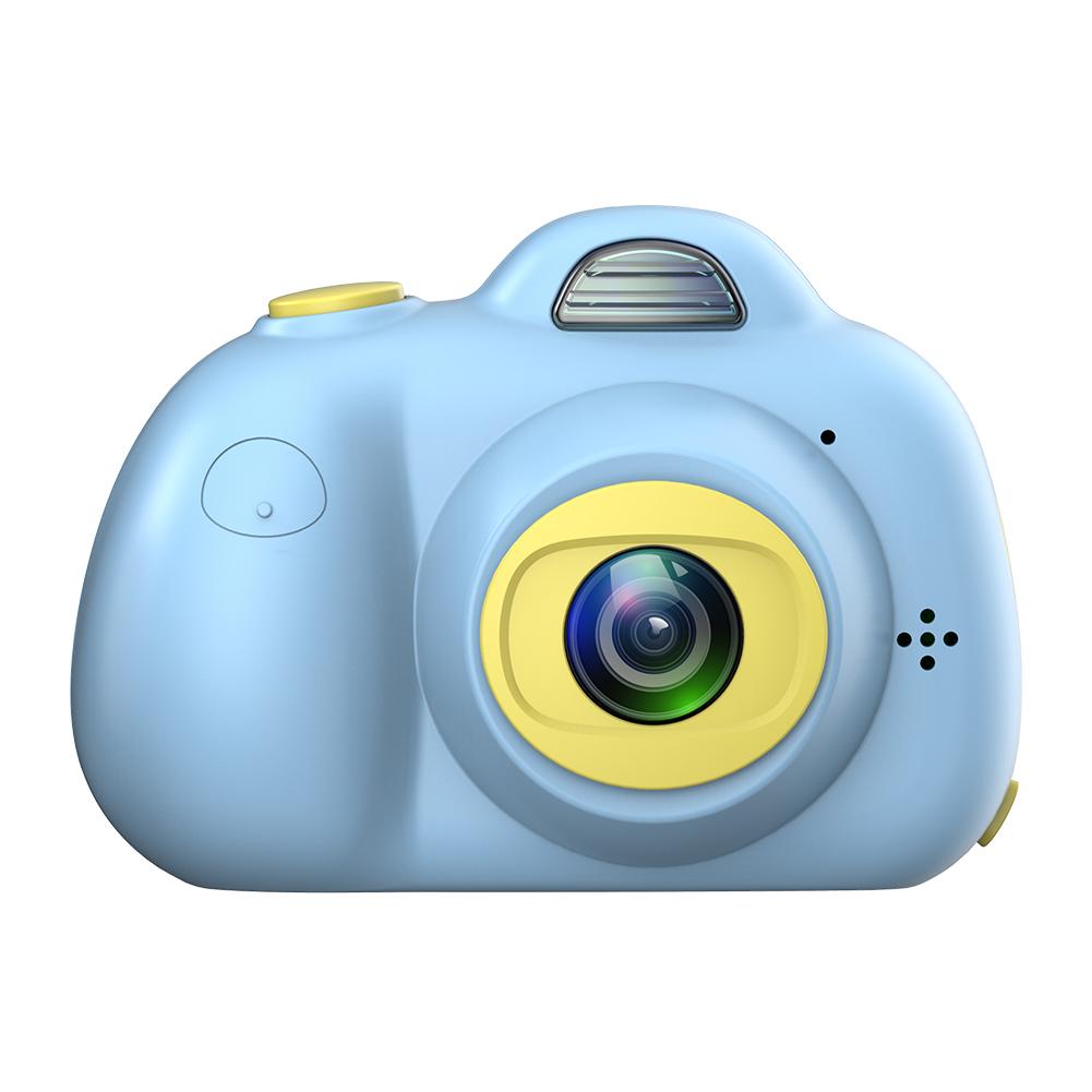 Kids Digitale Video Camera Met 32GB Sd-kaart Leuke Dubbele Lens Camcorders Voor Kerst: Blue