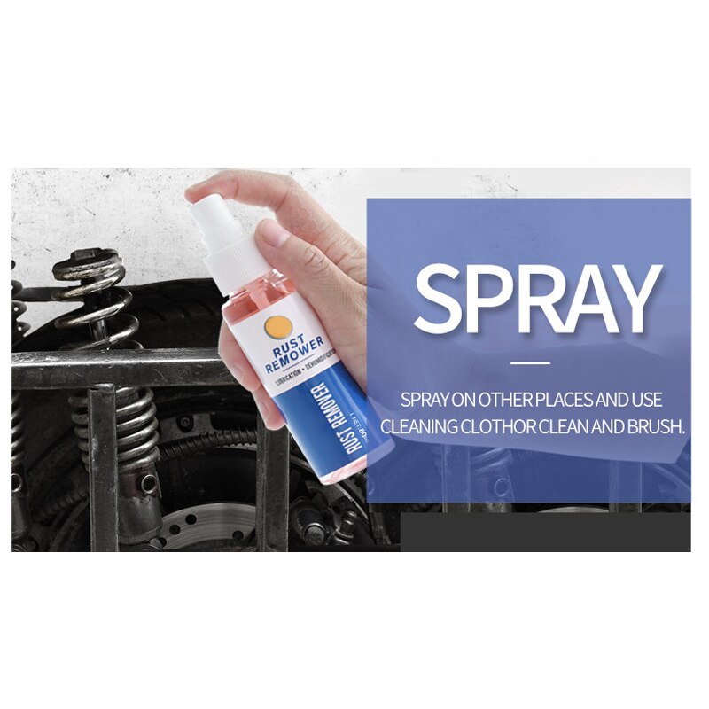 Universal Rust Removal Spray 80ml Rinse-free Safely Removes Rust HYD88