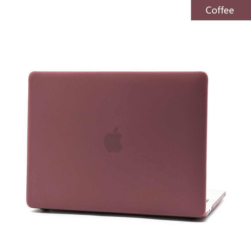 Tpu myk laptopveske til macbook luft 13 deksel  a2179 a1932 ta på id pro 13 a2289 a2159 a1706 pro 16 tommer  a2141 deksel: Kaffe / Modell  a1369 a1466