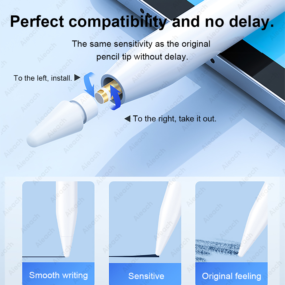 Connector Charger For Apple Pencil Adapter For Apple Pencil Tip 1st 2nd/Magnetic Replacement Cap For Apple Pencil 1st Generation