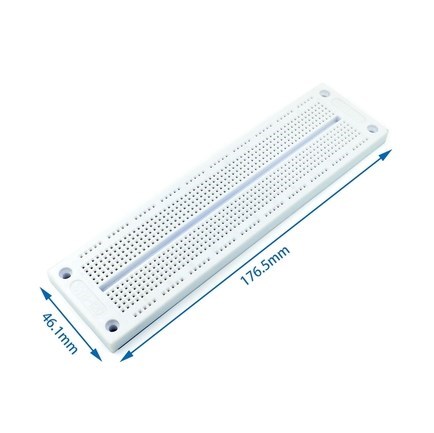 Steckbrett verbindung kabel Mini Steckbrett transparent splicable See bord Experiment bord: 46x176 Weiß