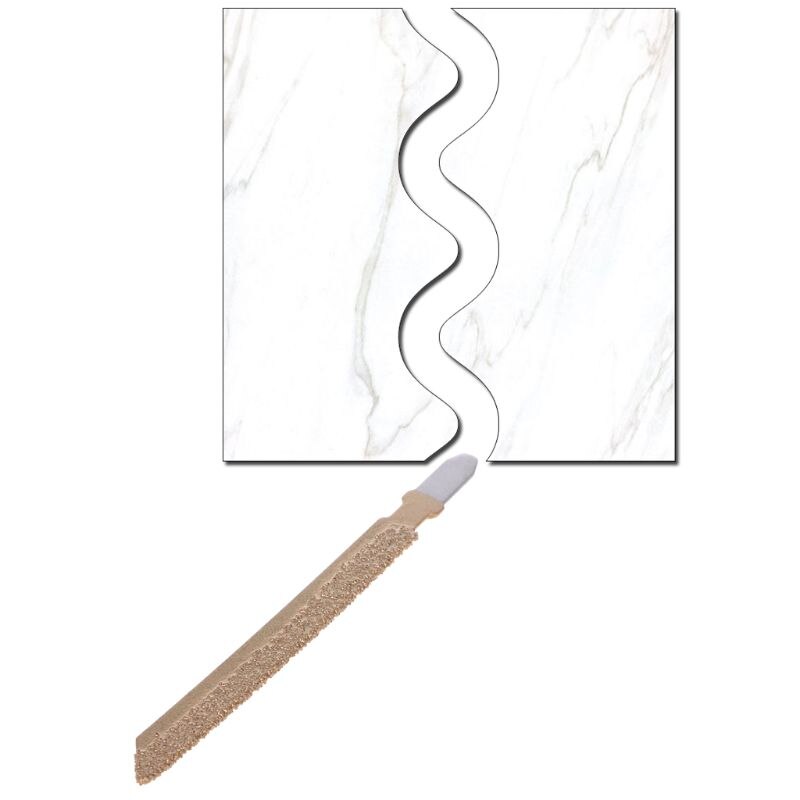 4 " /100mm gesoldeerde diamant decoupeerzaagblad 46 korrel voor het zagen van marmer, tegels en steen