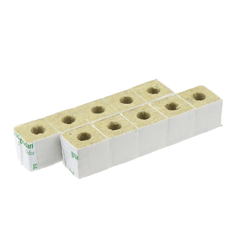 Media hydroponic odla soilless odling block komprimera bas stenull kuber plantering praktisk ventilerande trädgård 50 x 50 x 50mm