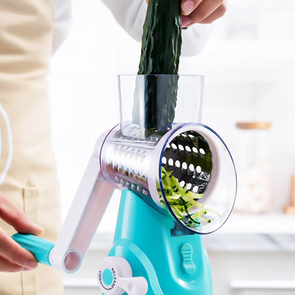 Multifunctionele Handleiding Plantaardige Spiral Slicer Chopper Mandoline Slicer Kaasrasp Slimme Groentesnijder Keuken Gereedschap