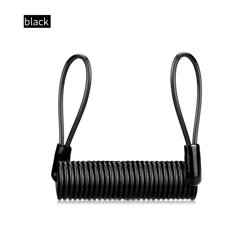 120cm Alarm Rabatt sperren Sicherheit Anti Dieb Motorrad Motorrad Rad Scheiben bremse Alarm chloss & Tasche und Erinnerung Feder kabel: Armee Grün