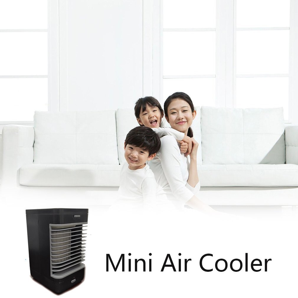 Portable Mini Air Cooler Air Conditioner Humidifier Air Conditioner Device Cool Soothing Wind for Home Office