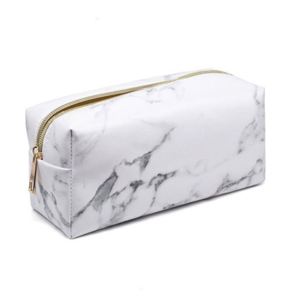 Di modo Kosmetyczka Marmo Sacchetto di Trucco Delle Donne necessaire feminina Tote Portatile Borsa Da Toilette Organizzatore Beauty Case Cosmetic Bag