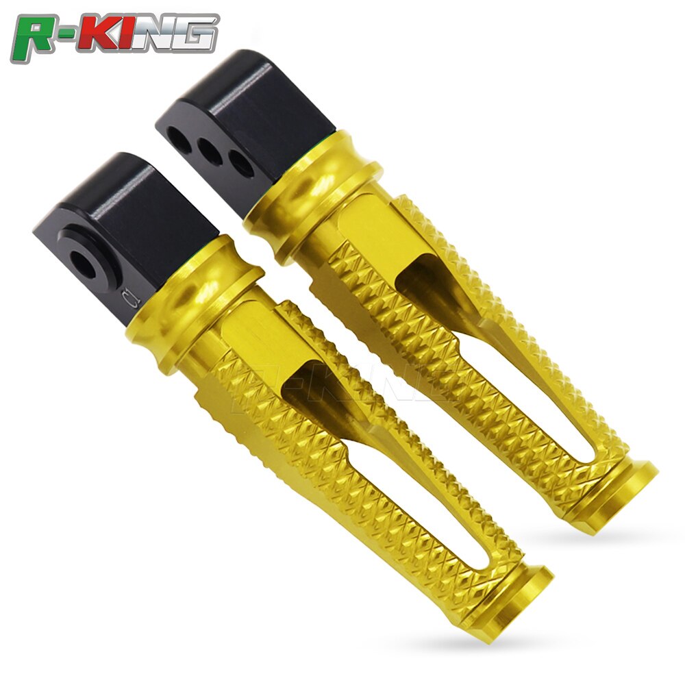de la motocicleta estribos traseros Placa de pie clavijas para Kawasaki Z800 Z900 Z1000 ZX10R ZX6R/Ninja636 ZX9R ZX-14R/ZZR1400 ER6N/ER6F: Oro