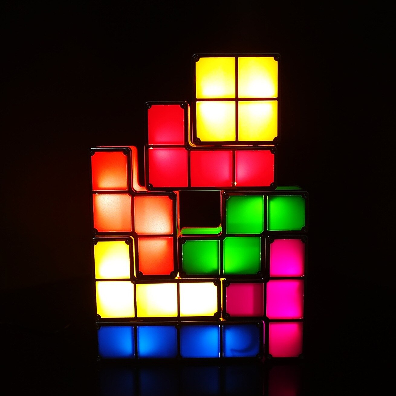 Tetris LED Colorful Children DIY Nightlight Christmas Strange Glow Toys