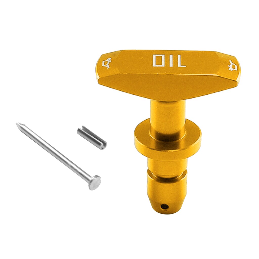 1pcs Heavy Duty Billet Oil Dipstick Pull Handle Replacement Golden for Ford GT V8 GT50
