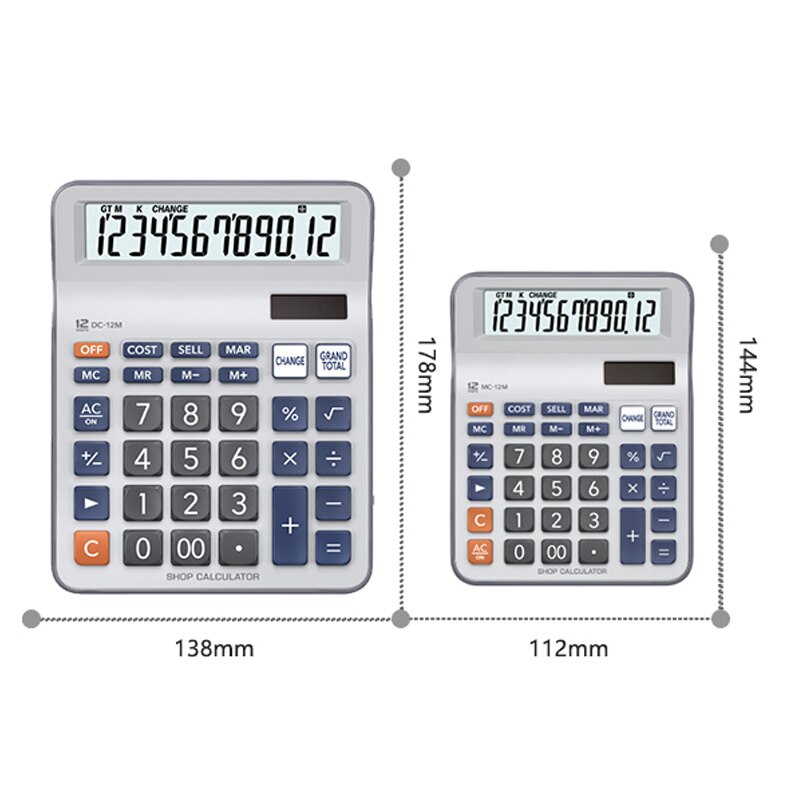 MC-12M/DC-12M Calculator Finder Retailer Super Convenience Store Business Office Computer