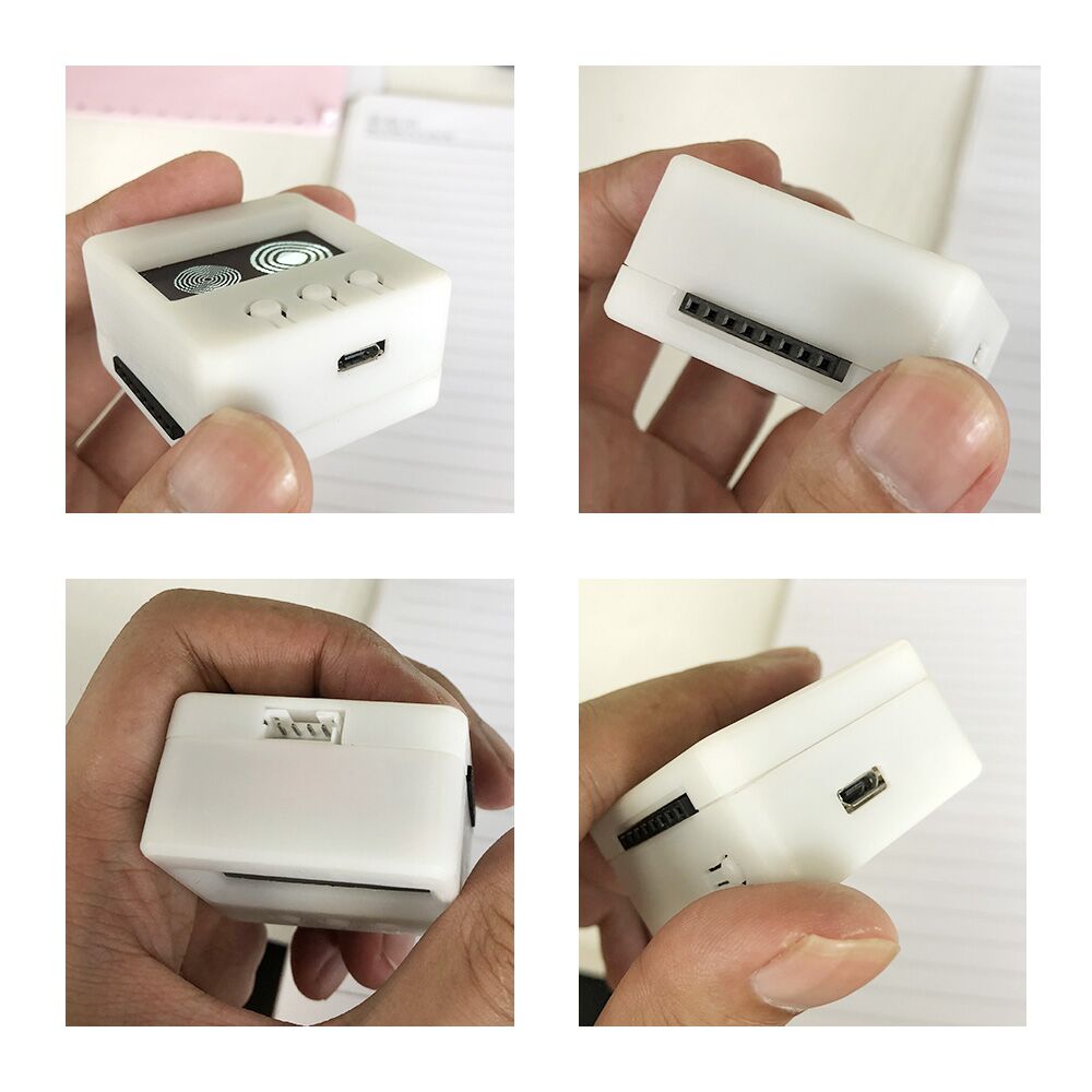LILYGO®TTGO t-hacker bricolage boîte ESP8266 Wifi OLED affichage attaque Station météo température humidité capteur pour PS4-WiFi