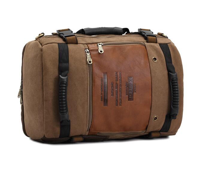 X-Online 032717 man mochila de lona para hombre bolsa de viaje