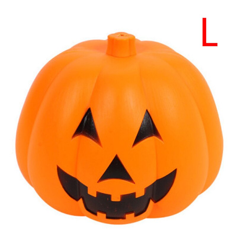 3Sizes Halloween Decoration Props Voice-Activated Luminous Pumpkin Lantern Halloween Decoration Ornaments Pumpkin Lantern