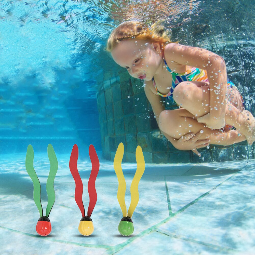 3 Stks/set Zomer Water Sport Duiken Speelgoed Zwembad Kinderen Kids Zeewier Speelgoed Duurzaam Veiligheid Watering Elements
