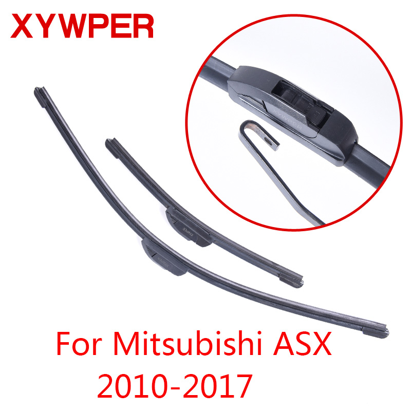 XYWPER Wisserbladen voor Mitsubishi ASX Auto Accessoires Zachte Rubber Ruitenwissers