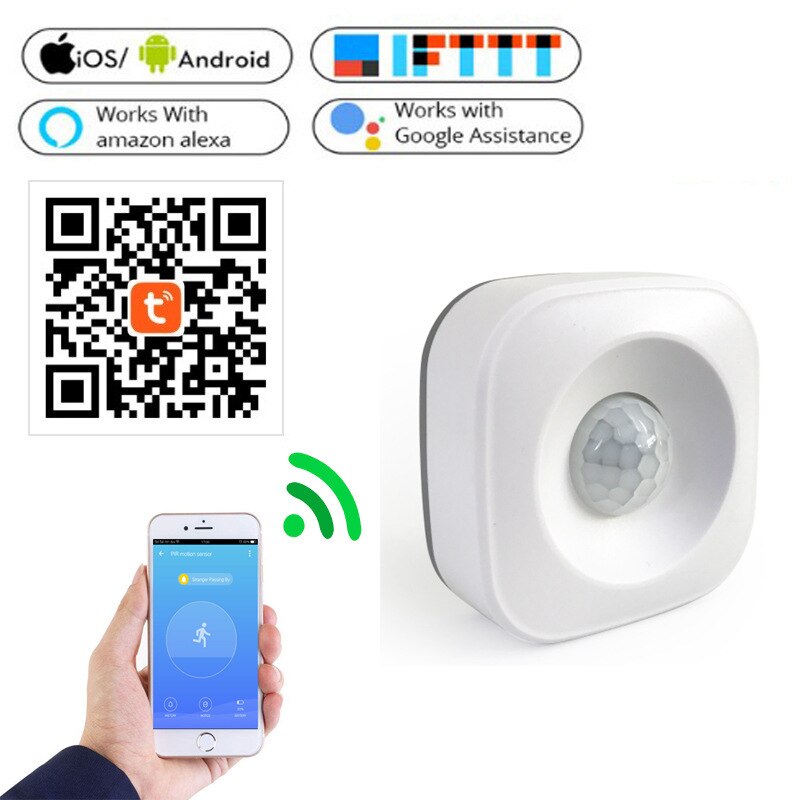 Smart Human Body Induction WIFI Motion Sensor Smart Life APP Wireless Home Security System