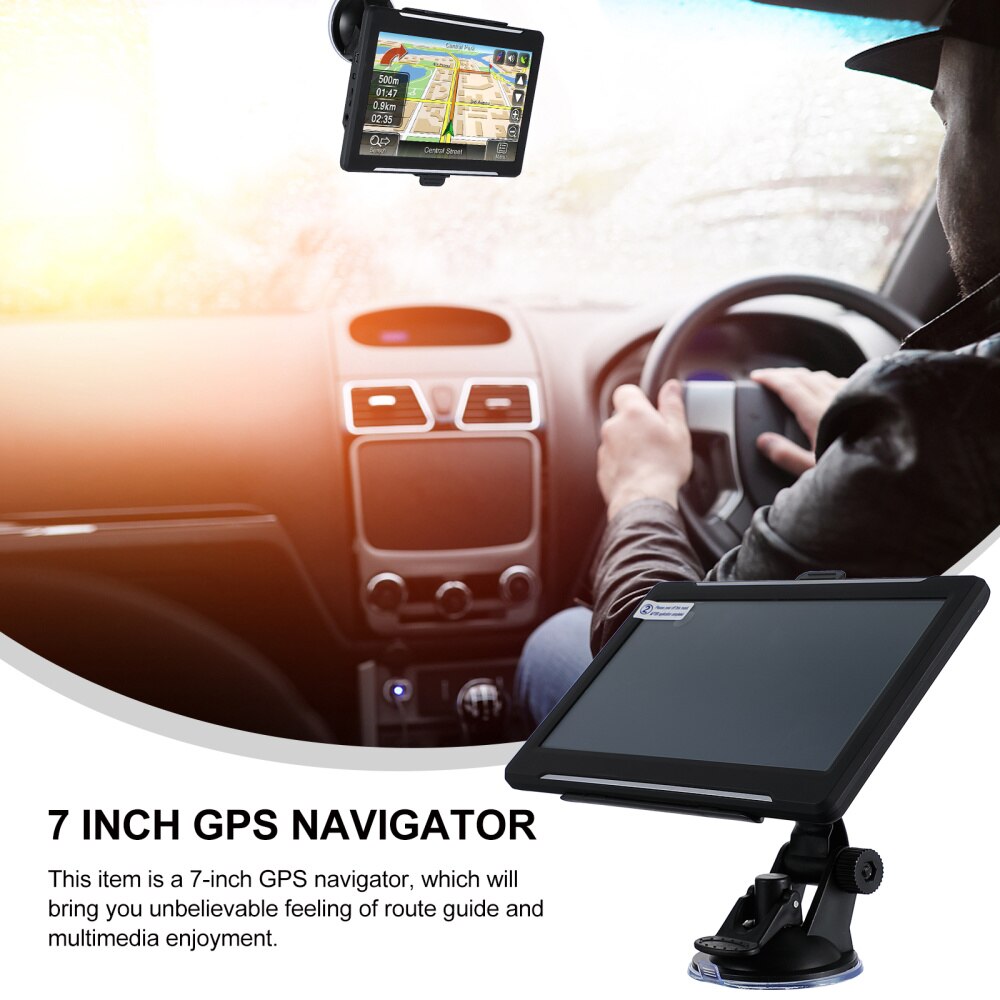 1Pc Auto Gps Navigatie Apparaat Praktische 7-Inch Auto Navigatie Apparaat Gps Navigatie Tool Voor Auto